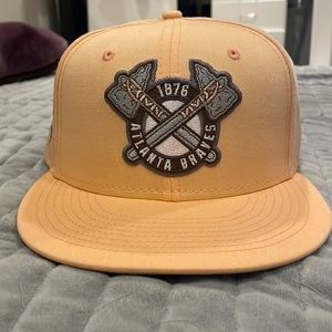 Atlanta Braves Peach New Era Fitted